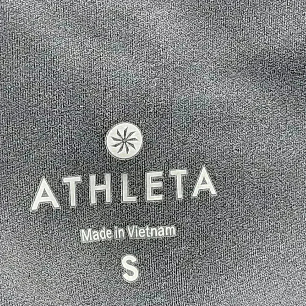 Athleta Floral Mesh Black Cropped Leggins Women's S - Picture 8 of 10